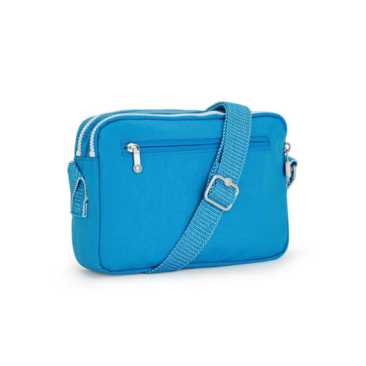 Kipling Abanu Mini Crossbody Bag | Eager Blue - Shop the lightweight Kipling Abanu Mini Crossbody in Eager Blue. Features two zippered compartments, water-resistant nylon, and hands-free convenience. Buy Now at Sacred Remedy