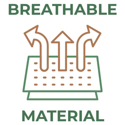 illustration of breathable material