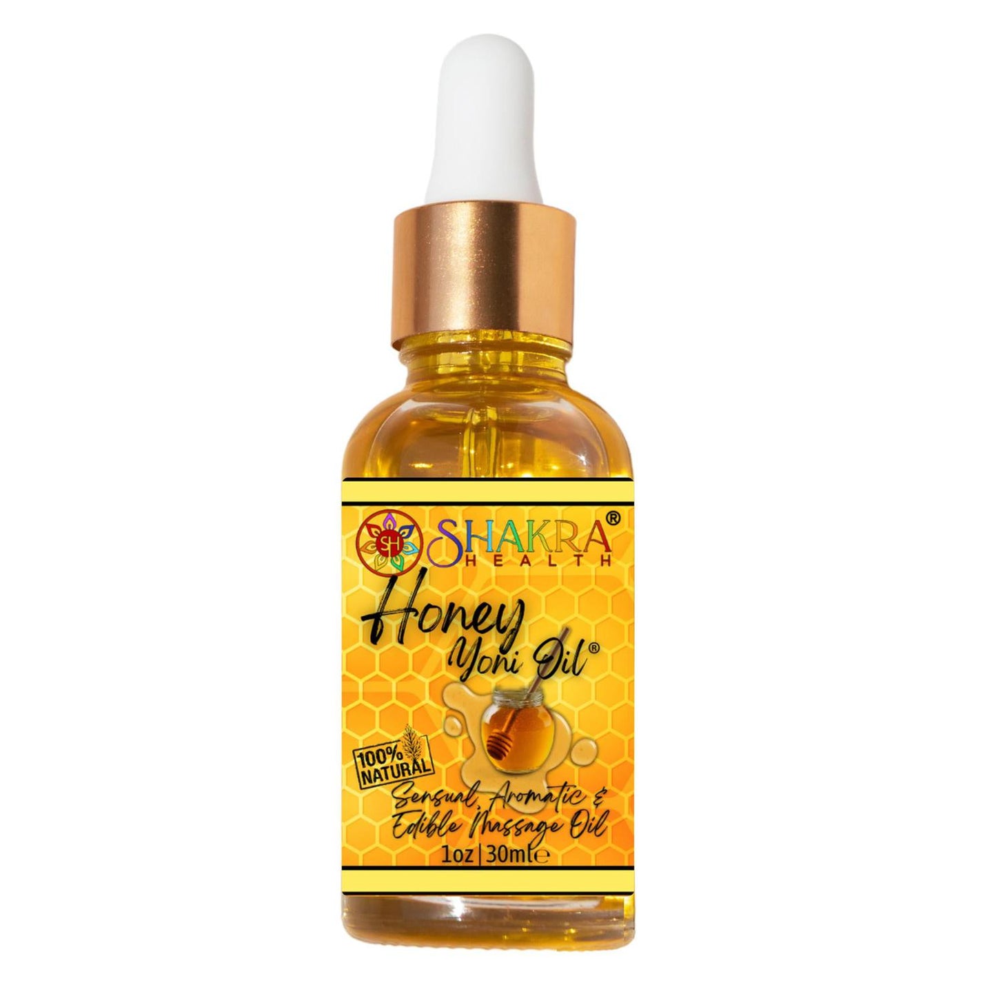 Organic Honey Yoni Oil - Massage, Skin, Body, Beard & PH Balance - The ultimate organic, honey-flavoured Yoni Oil! Use for PH balance, intimate care, massage, aftershave, and more. UK made. Buy Now at Sacred Remedy