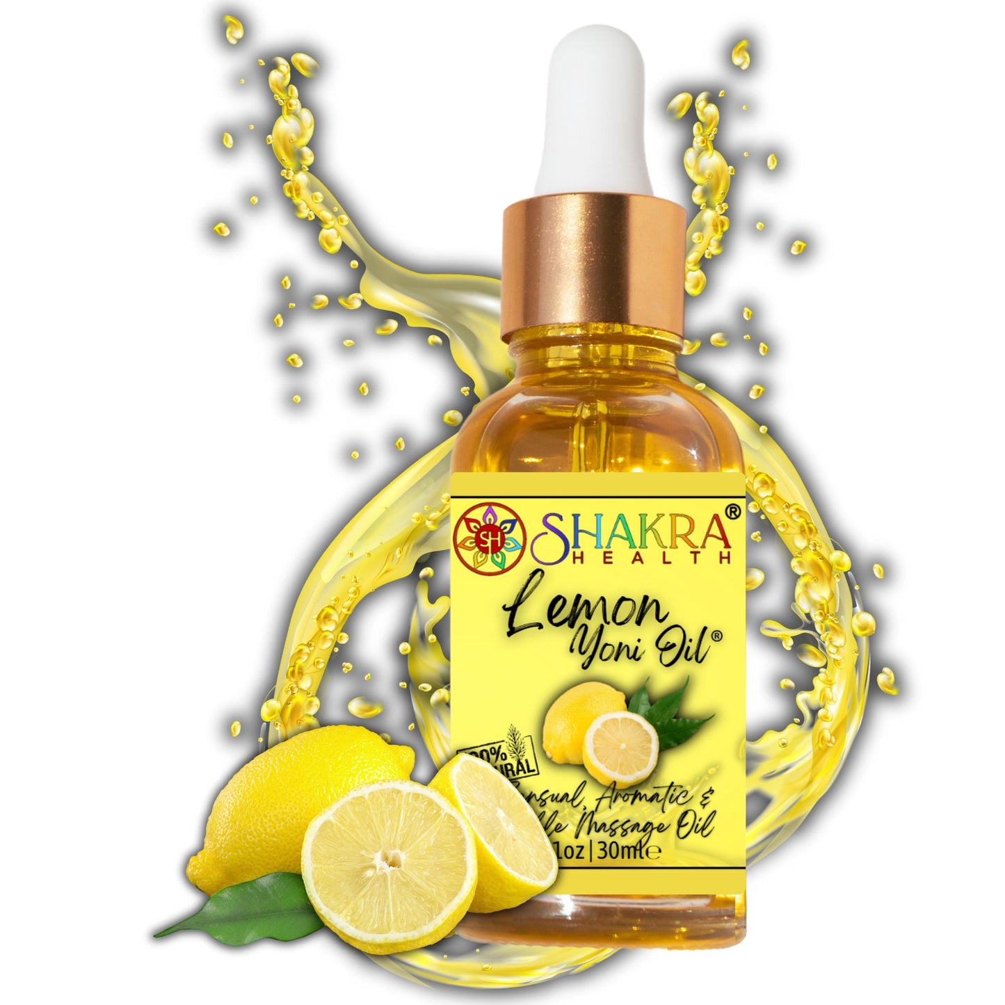 Buy Lemon Flavoured Yoni Oil. Natural, Vegan Body Care. - Unleash your confidence with our luxurious LGBTQ+ gender neutral, pH balanced & moisturising, edible Yoni Oil. Celebrate your body with our unique, inclusive, organic product. Discover the secret to ultimate comfort, massage, relaxation & pleasure in this versatile oil. Experience pure bliss. at Sacred Remedy Online