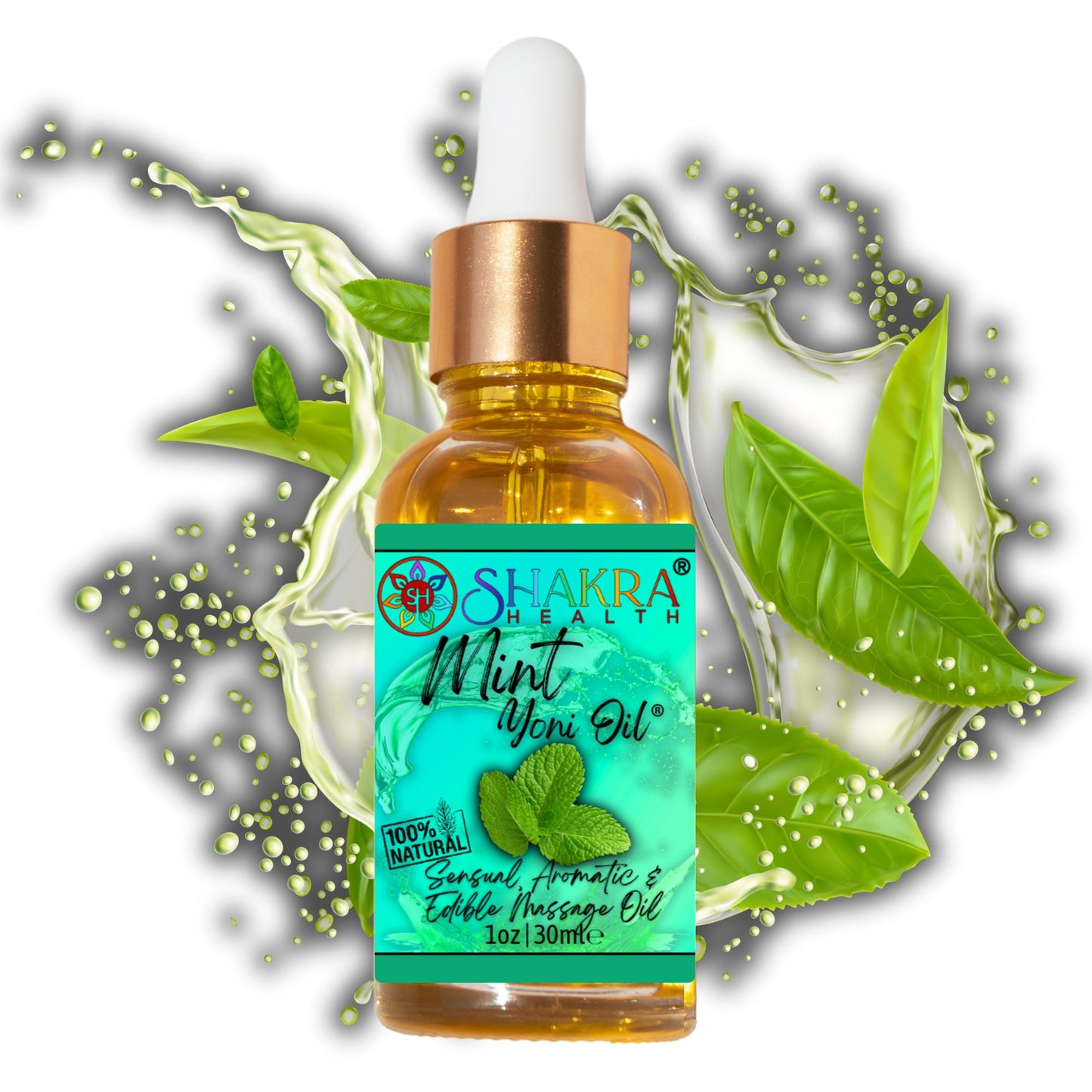 Buy Mint Flavoured Yoni Oil. Natural, Vegan Body Care. - Unleash your confidence with our luxurious LGBTQ+ gender neutral, pH balanced & moisturising, edible Yoni Oil. Celebrate your body with our unique, inclusive, organic product. Discover the secret to ultimate comfort, massage, relaxation & pleasure in this versatile oil. Experience pure bliss. at Sacred Remedy Online