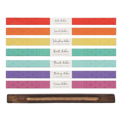 7 Chakra Balancing Incense Sticks Gift Set