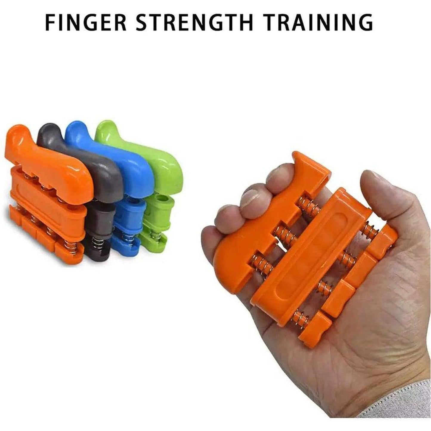 Grip Strength Trainer - 5 Piece Workout Kit | Stroke Recovery Aid - Great for stroke rehabilitation and recovery. The 5 piece hand grip strengthener set targets different hand muscle groups, improves finger and hand strength and dexterity for better performance. Helping with daily exercise of hand muscles this strengthener will leave you feeling a noticeable improvement of your hand, post wrist injuries, arthritis, carpal tunnels, tendonitis, fractures, wrist fractures and tendon surgery etc. Ergonomically 