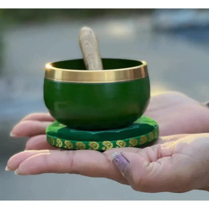 'Sacral' Chakra Singing Bowl Set. Raise your inner Vibrational Sound - Experience the profound effects of sound healing with the Heart Chakra Singing Bowl Set! This beautiful set is designed to balance and energize your heart chakra, promoting feelings of love, compassion, and inner peace. Buy Now at Sacred Remedy