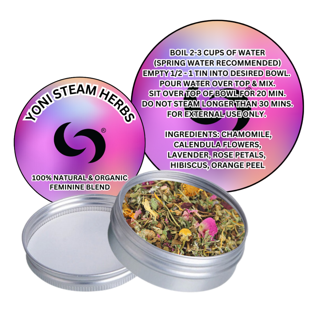 Buy Nourish Your Inner Sanctuary with Organic Yoni Steam Herbs - Indulge in a restorative self-care ritual with our soothing Yoni Steam Herbs. Crafted with a blend of 100% organic botanicals (like chamomile, lavender, and calendula), these herbs are designed to promote wellness and relaxation. at Sacred Remedy Online
