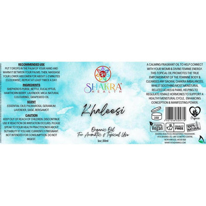 Khaleesi Ritual Oil | Sacral Chakra & Divine Feminine Power - Khaleesi Ritual Oil awakens inner power & divine feminine energy. Supports Sacral Chakra balance, manifestation, and confidence. Reiki charged. Buy Now at Sacred Remedy