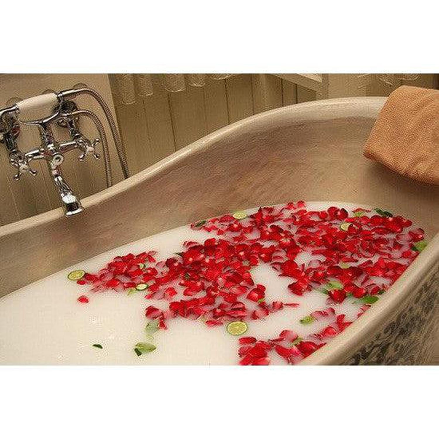 Single Red Rose Soap Flower | Romantic Luxury Bath Gift - The ultimate romantic upgrade! Our Red Rose Soap Flower dissolves into a luxurious, fragrant bath. Perfect thoughtful gift for Valentine's Day & Anniversaries. Buy Now at Sacred Remedy