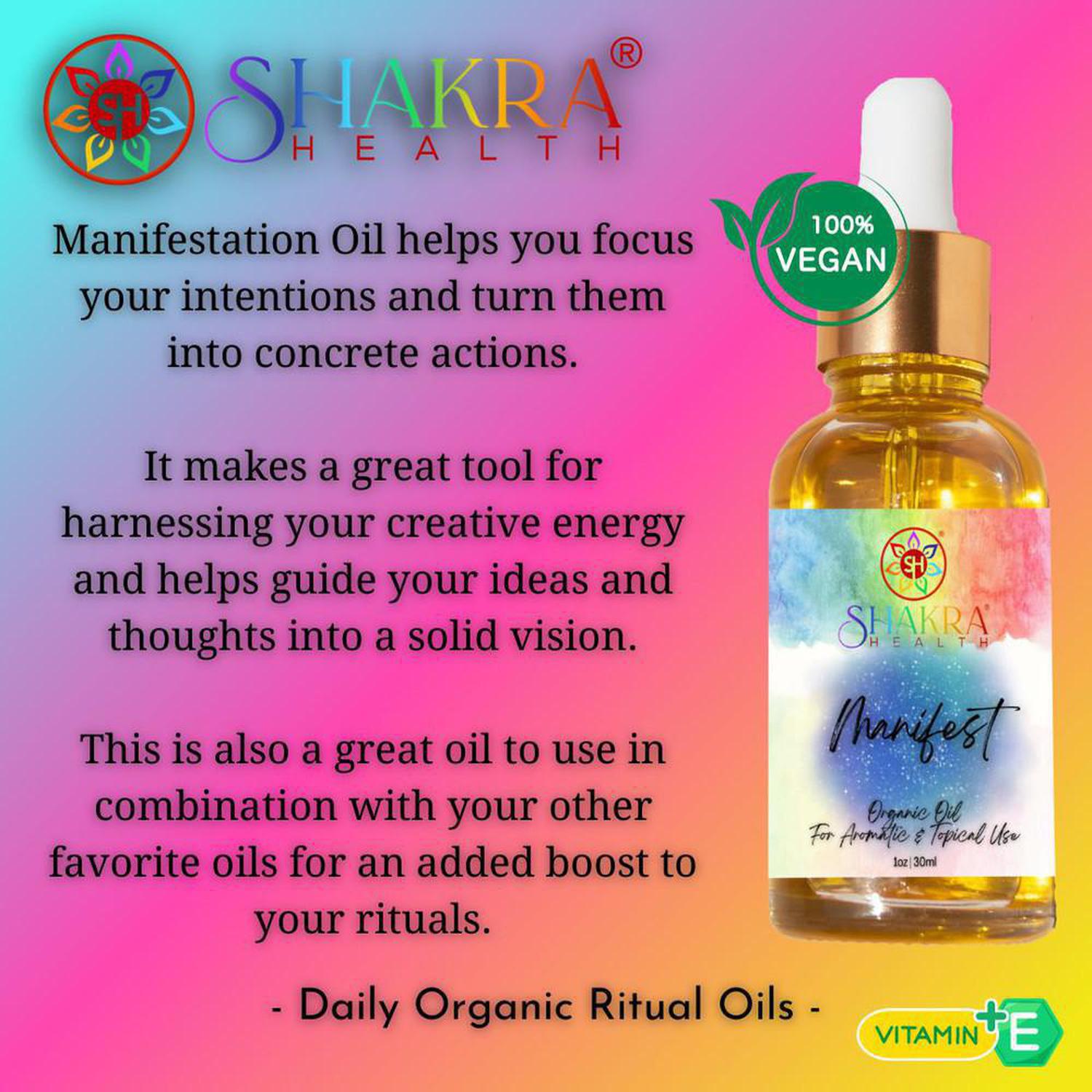 Manifestation Ritual Oil | Grounding Focus & Intent Amplifier - Reiki-charged Manifestation Ritual Oil to ground your will & amplify desires. Tea Tree scent for focus, meditation & Law of Attraction practice. Buy Now at Sacred Remedy