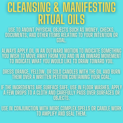 Manifestation Ritual Oil | Grounding Focus & Intent Amplifier - Reiki-charged Manifestation Ritual Oil to ground your will & amplify desires. Tea Tree scent for focus, meditation & Law of Attraction practice. Buy Now at Sacred Remedy