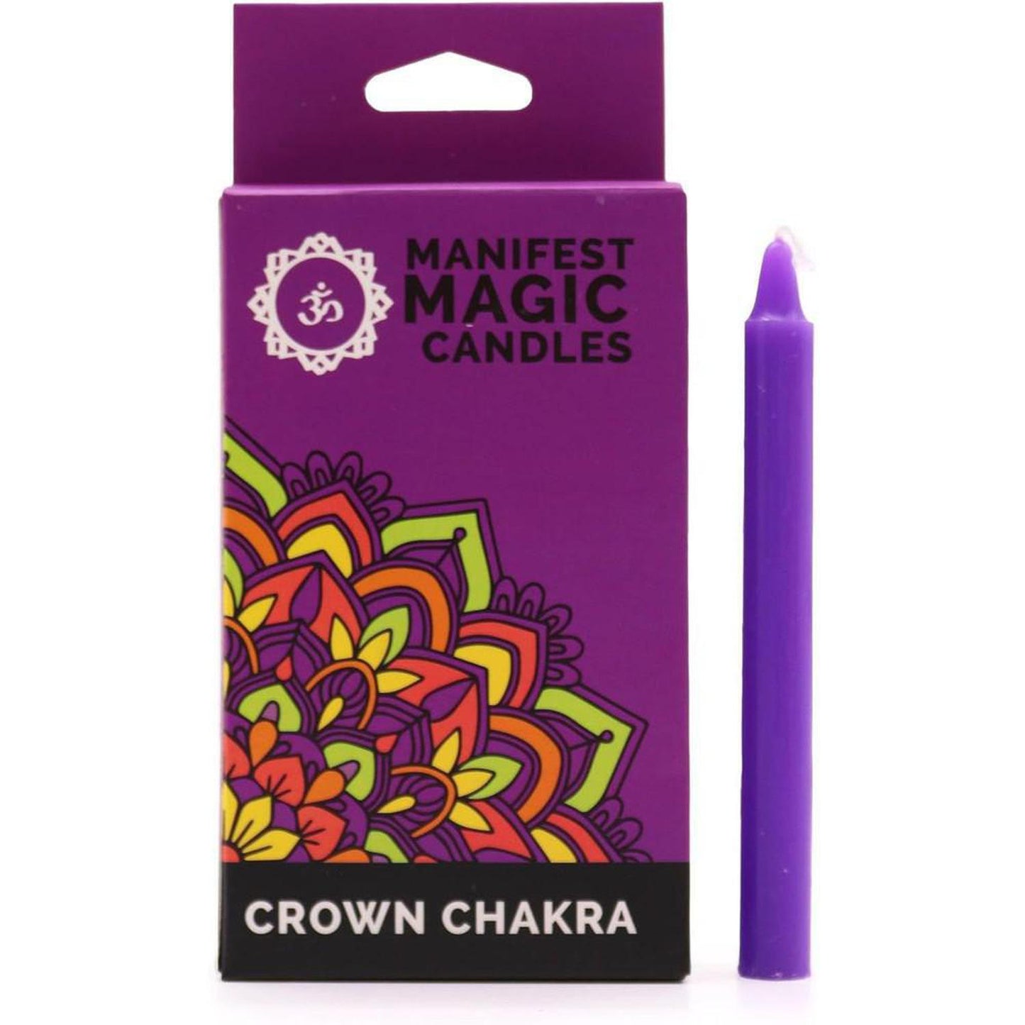 Crown Chakra: Wisdom. 12 Purple Manifestation Candles for Spells & Meditation - Awaken your intuition and tap into a deeper well of knowledge with Purple Crown Chakra Candles. These beautiful candles are infused with the power of the seventh chakra, the crown chakra. Buy Now at Sacred Remedy