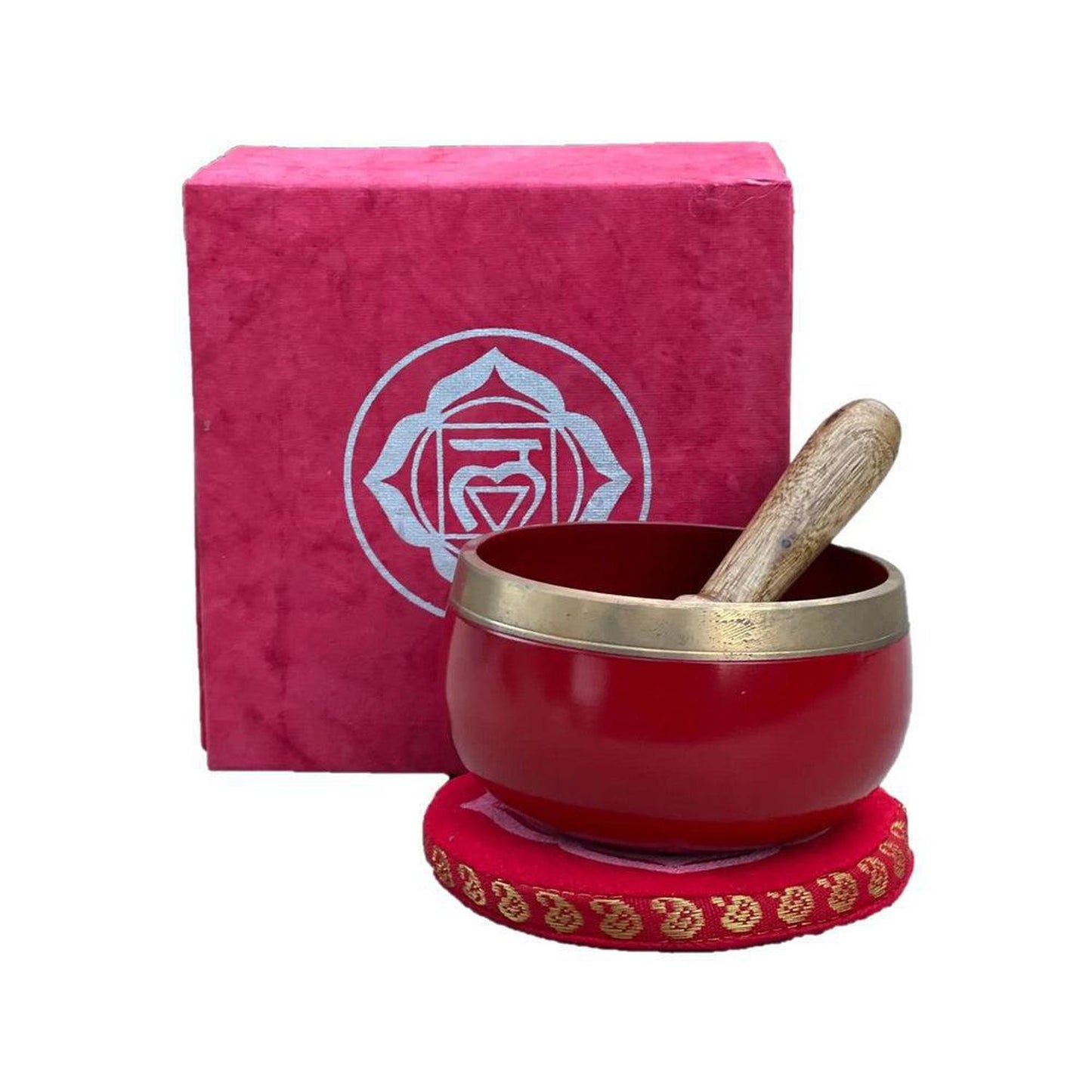 Root Chakra Singing Bowl Gift Set for Meditation & Sound Therapy - Harmonize your mind, body, and spirit with the Root Chakra Singing Bowl Set! This carefully curated set is designed to target the Root Chakra, also known as Muladhara, promoting feelings of stability, security, and groundedness. Buy Now at Sacred Remedy