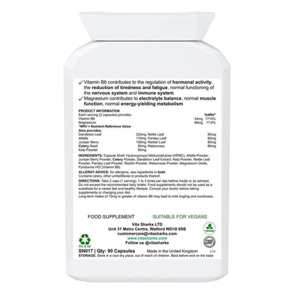 VitaBalance H2go | Fluid Retention, Water Balance & Immune Support Herbal Supplement - A gentle, effective and bioavailable combination of concentrated herbals, vits & other nutrients, designed to support healthy fluid levels in the body & to relieve the symptoms of mild water retention. A natural supplement which facilitates natural weight reduction by eliminating excessive water retention (bodily fluid) in the body. Buy Now at Sacred Remedy