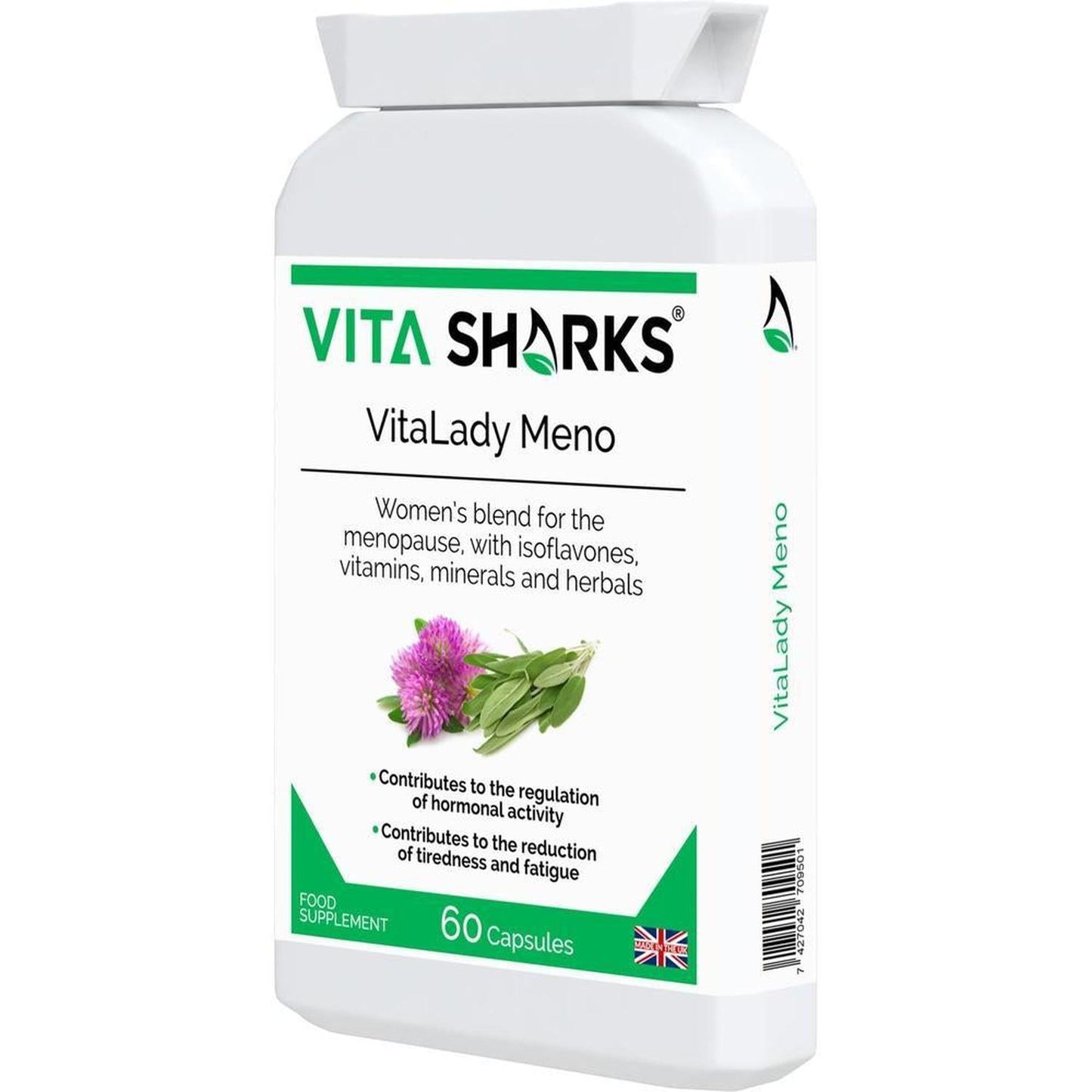 VitaLady Meno | Support for PMS, Perimenopause, Menopause & Uncomfortable Cycles - Monthly cycles & the menopause is no fun. Try our natural menopause support to help you feel wonderful. A traditional combination formula, designed to help gently relieve discomfort. May help improve the frequency / intensity of hot flashes and disrupted sleep at night. All natural & plant-based ingredients. Buy Now at Sacred Remedy