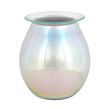 3D Glass Electric Wax Melt Burner and Aroma Lamp