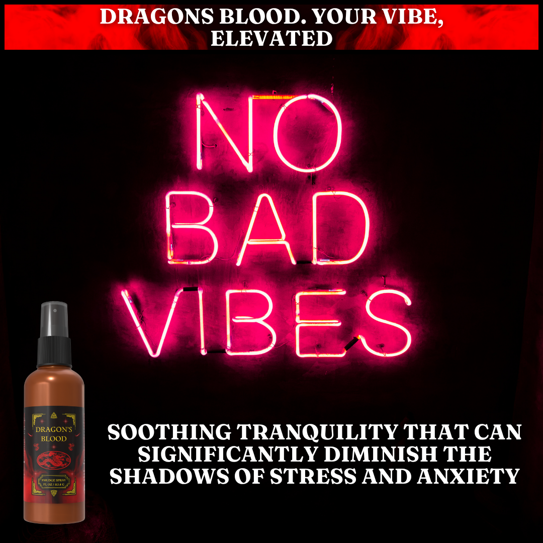 Dragons Blood Smudge Spray | Aura Cleansing & Protection Mist - Organic Dragons Blood Smudge Spray to clear negative energy & protect your aura. Earthy, grounding scent. Vegan, cruelty-free, and smoke-free. Buy Now at Sacred Remedy