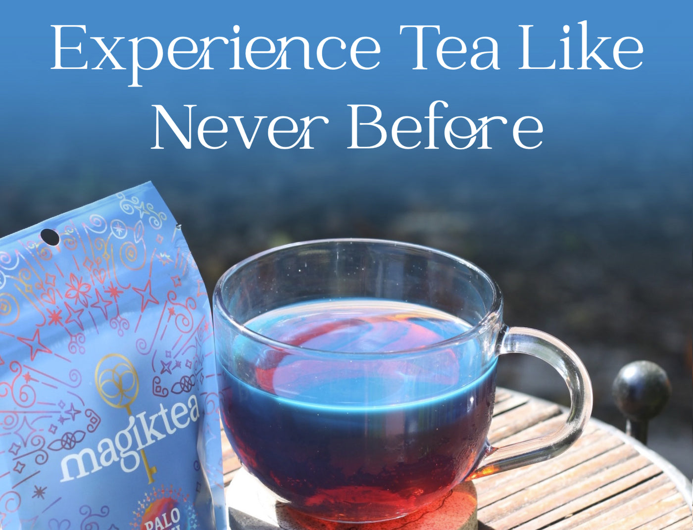 Organic Palo Azul Fluorescent Blue Tea | Kidneywood & Detox - 100% Organic Palo Azul tea bags. Fluorescent blue glow, 8x more antioxidants than green tea. Supports kidney health, detox & alkaline balance. Buy Now at Sacred Remedy